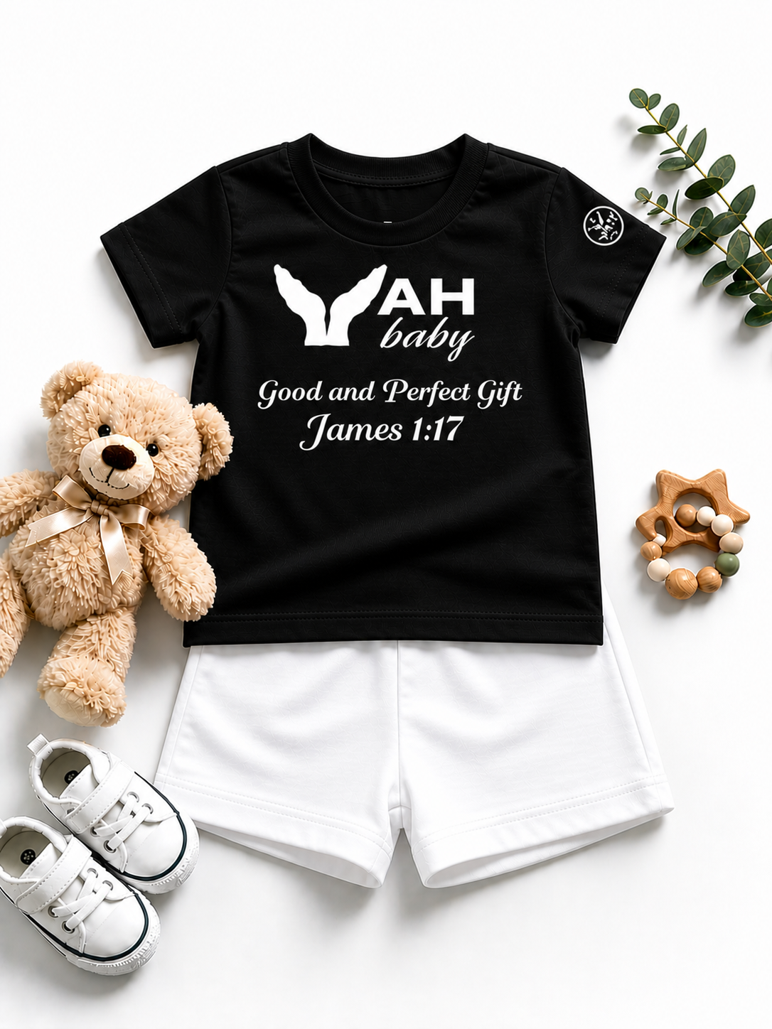 YAH BABY 2-Piece Set   "Good and Perfect Gift" (James 1:17)