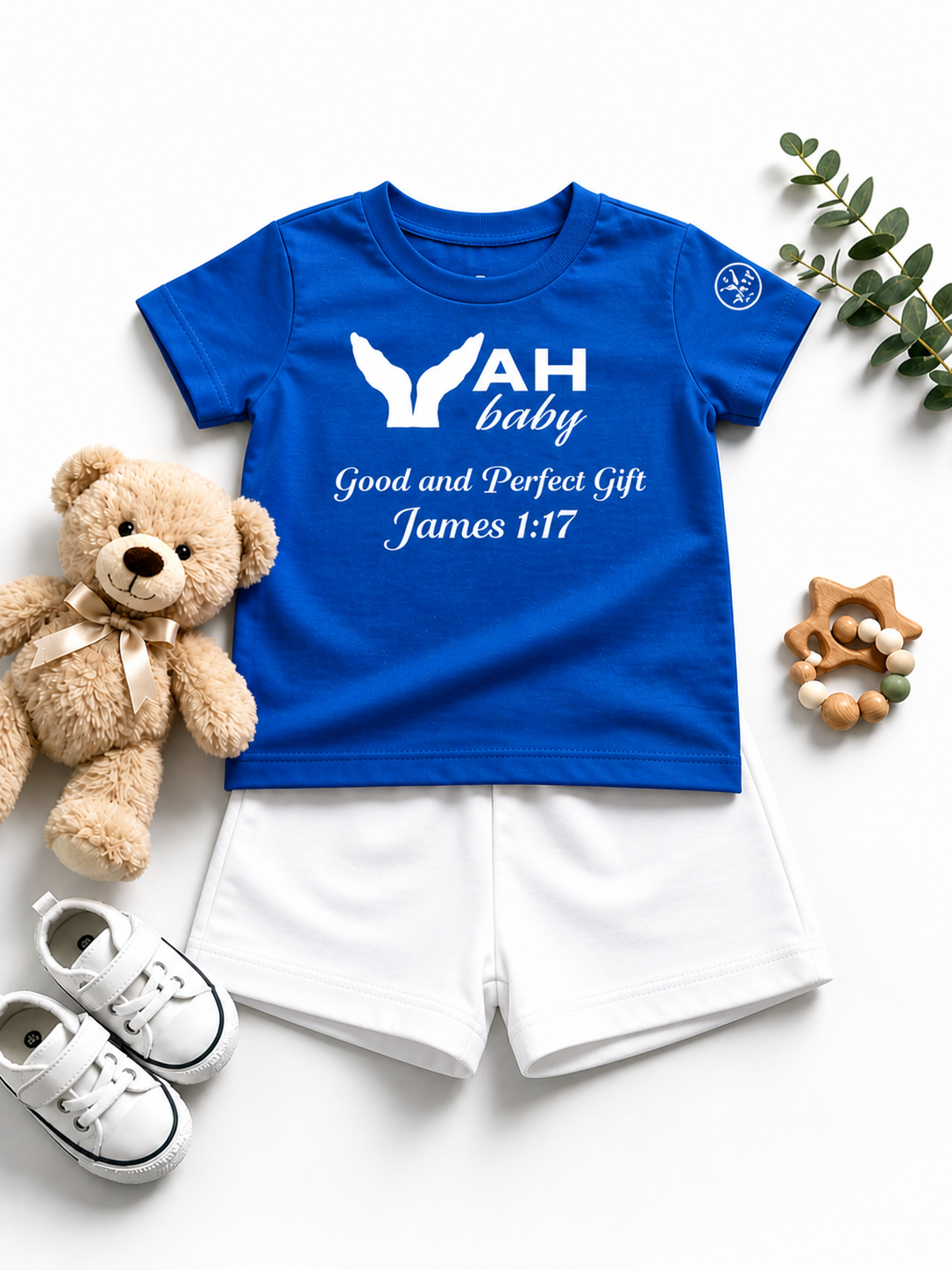 YAH BABY 2-Piece Set   "Good and Perfect Gift" (James 1:17)