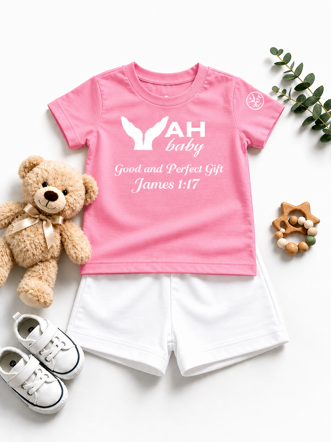 YAH BABY 2-Piece Set   "Good and Perfect Gift" (James 1:17)