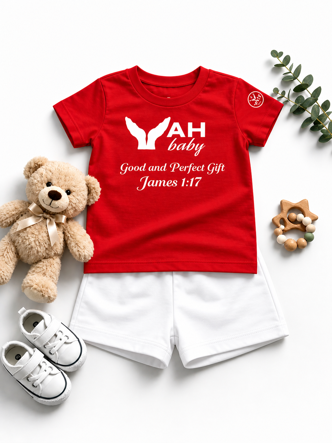 YAH BABY 2-Piece Set   "Good and Perfect Gift" (James 1:17)