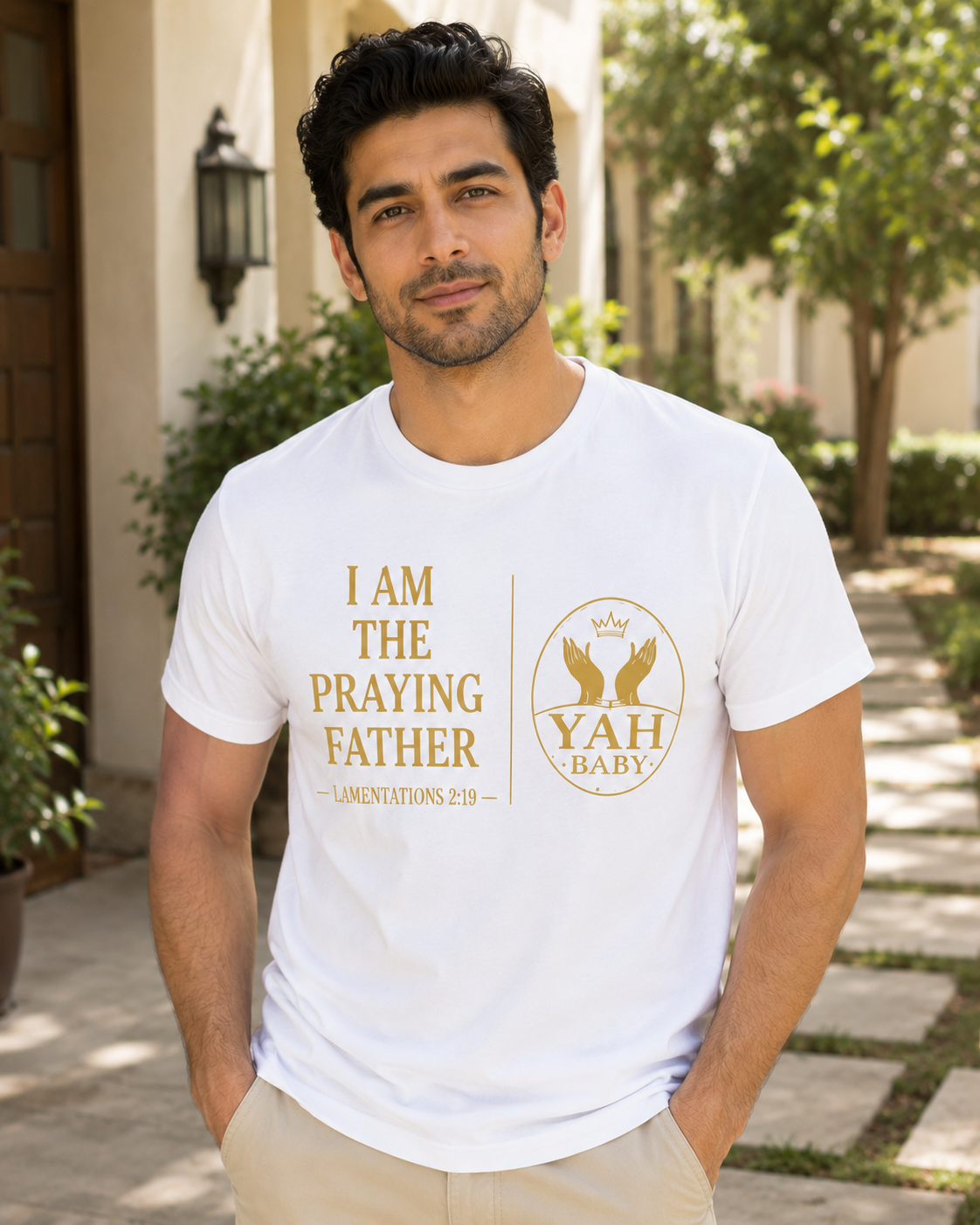 I Am The Praying Father/Mother – Faith Statement Tee | YAH BABY
