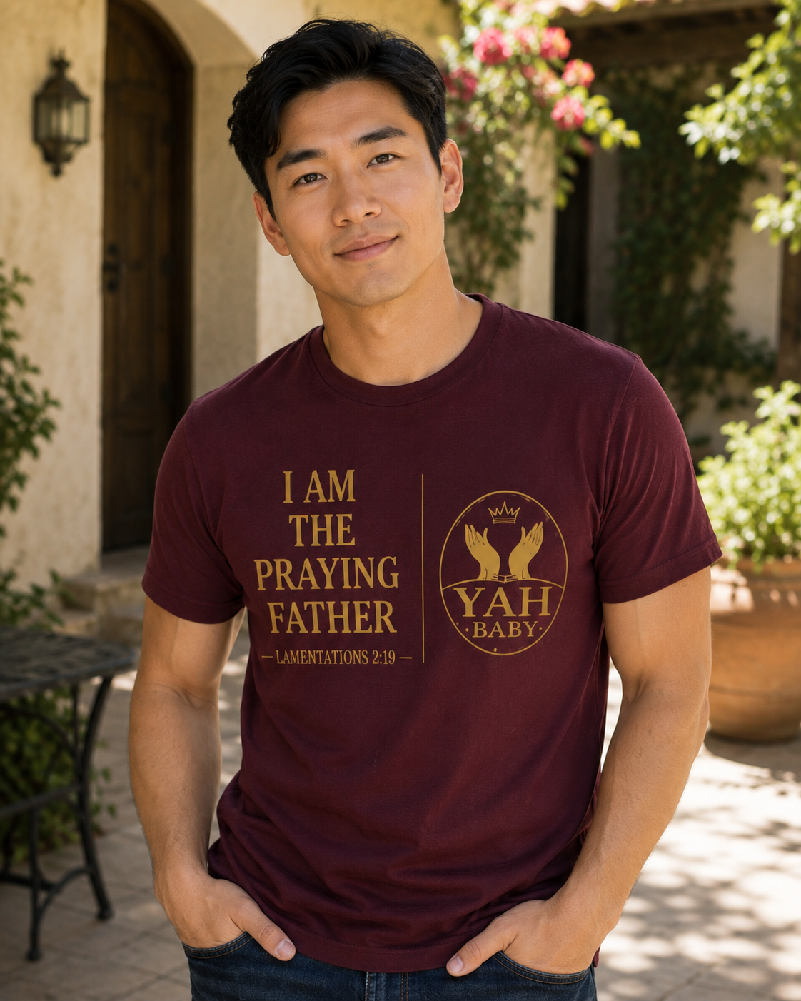 I Am The Praying Father/Mother – Faith Statement Tee | YAH BABY