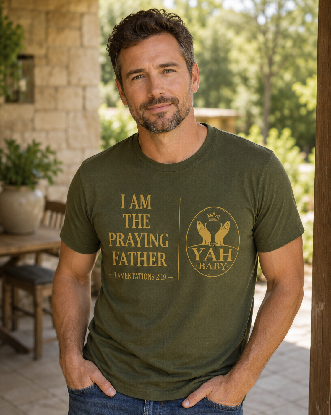 I Am The Praying Father/Mother – Faith Statement Tee | YAH BABY