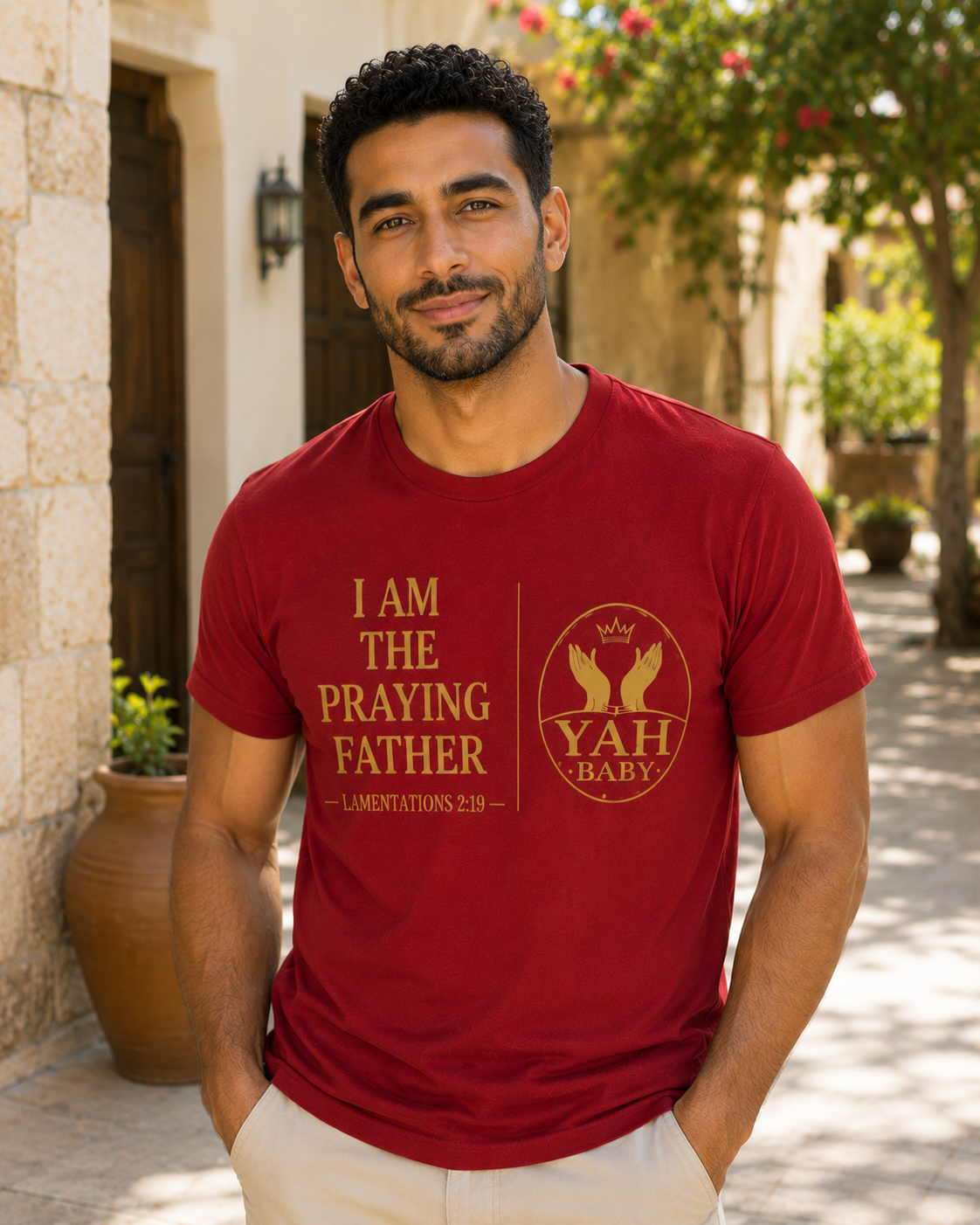 I Am The Praying Father/Mother – Faith Statement Tee | YAH BABY