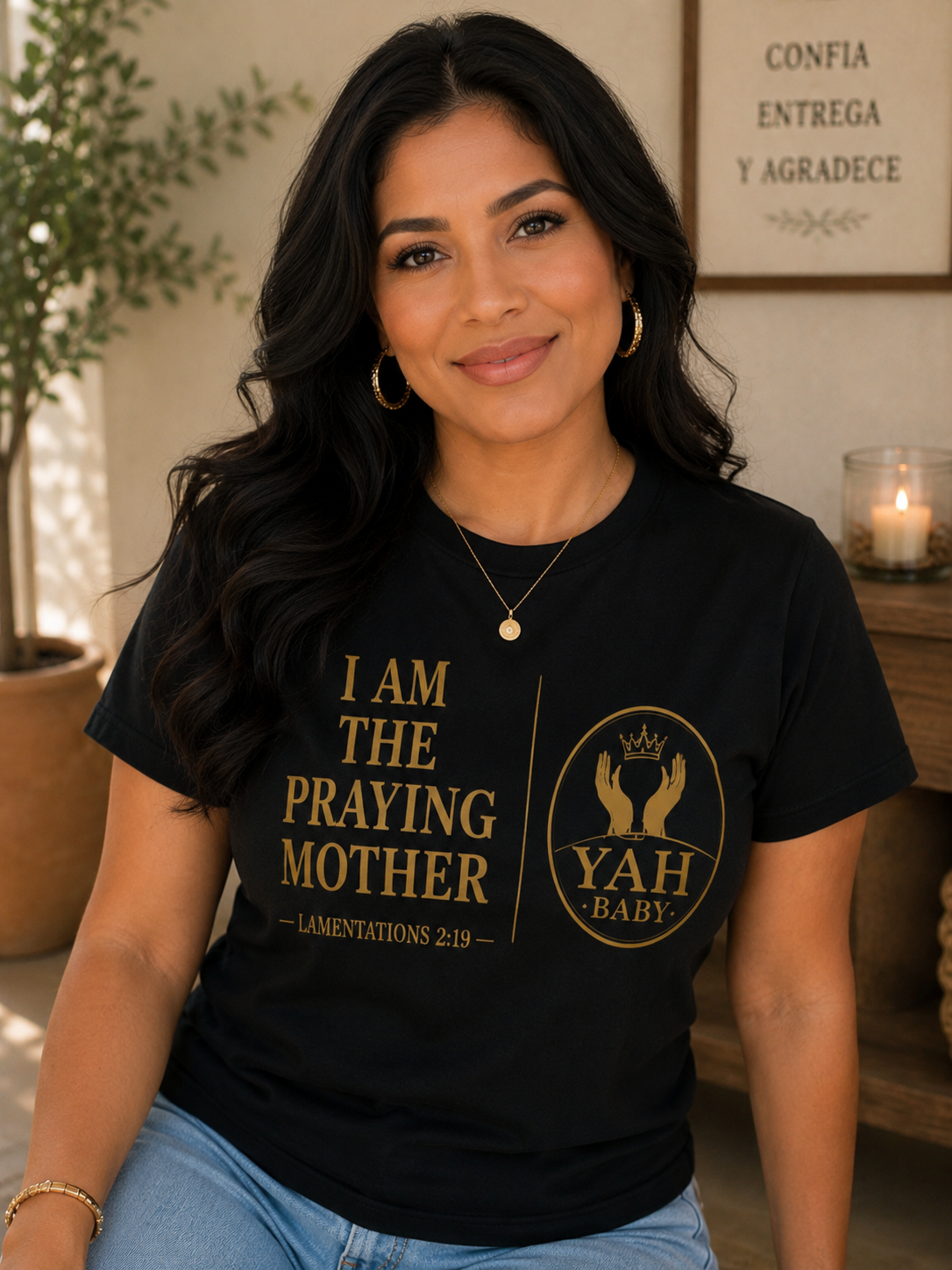 I Am The Praying Father/Mother – Faith Statement Tee | YAH BABY