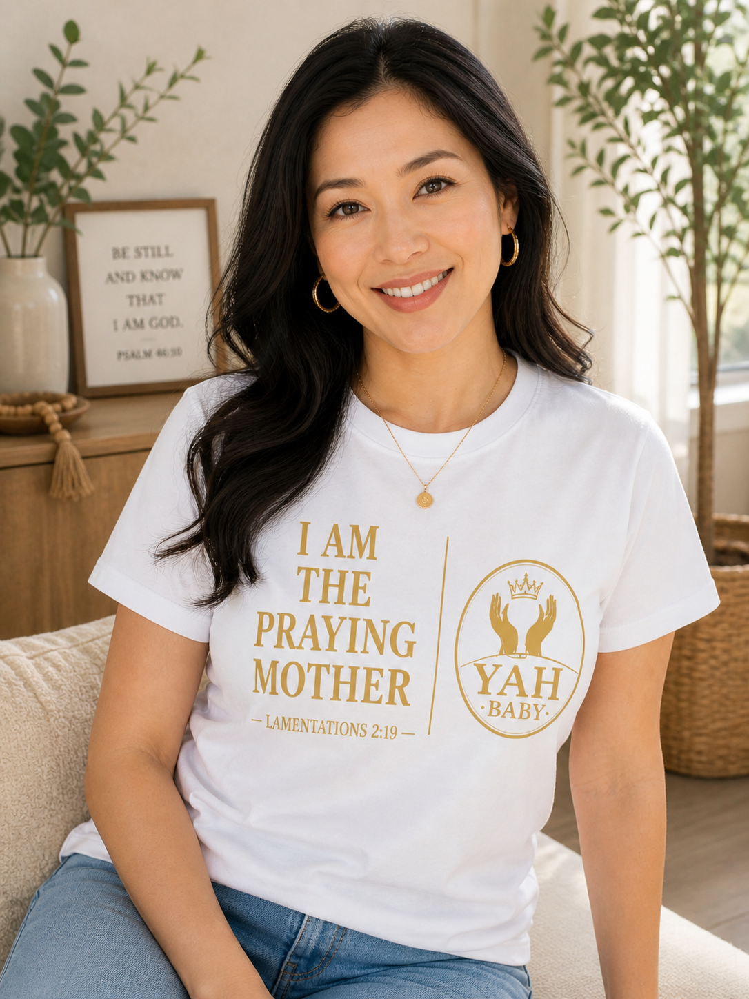 I Am The Praying Father/Mother – Faith Statement Tee | YAH BABY