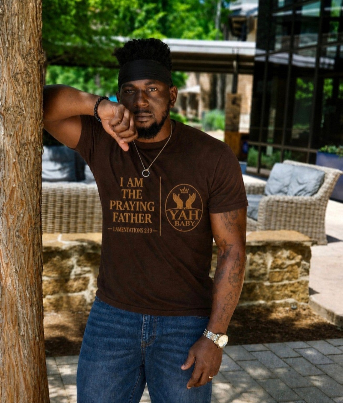 I Am The Praying Father/Mother – Faith Statement Tee | YAH BABY