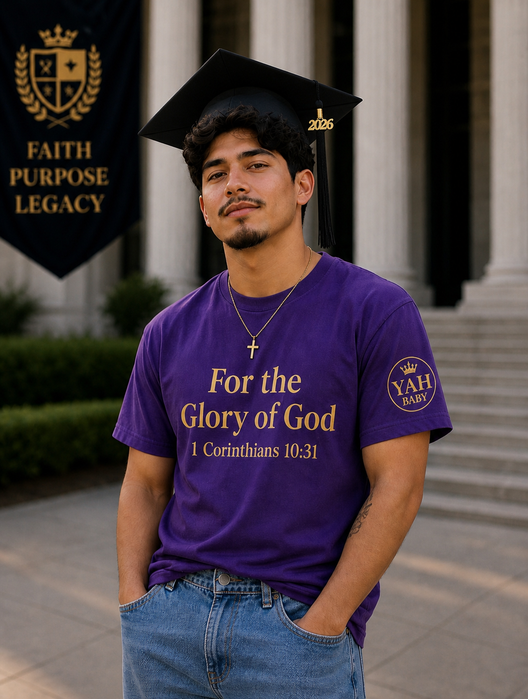 Yah Baby For the Glory of God Tee