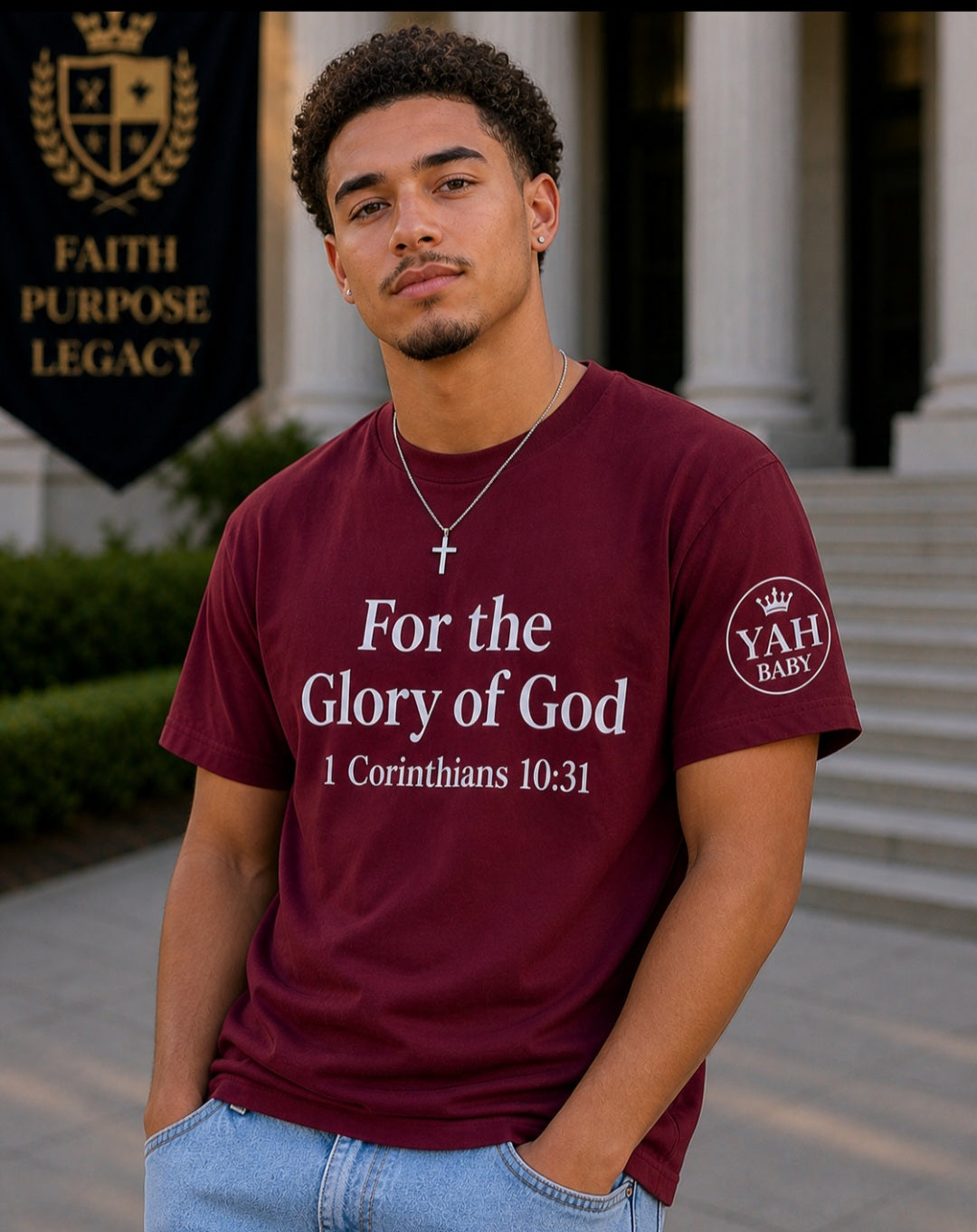 Yah Baby For the Glory of God Tee