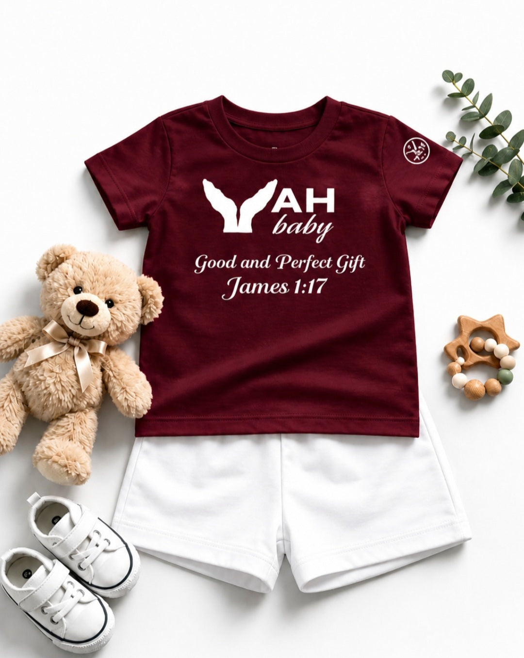 YAH BABY 2-Piece Set   "Good and Perfect Gift" (James 1:17)
